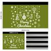 Christmas Ball Electrostatic Stickers, Shop Festival Decorations, Window Decorations, Glass Door Atmosphere Stickers