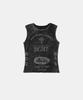 BADBLOOD Peace Not War Tank - Dusty Black