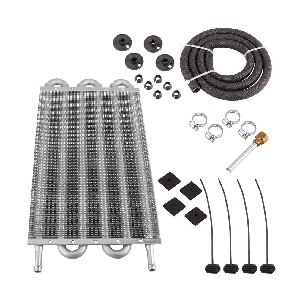 Auto A C Air Conditioning Tubular Condenser Aluminum Alloy 6 Row Tube Condenser Universal Car Modified Accessories