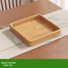 Jingyuheng Square Bamboo Wooden Serving Tray (Set of 2)