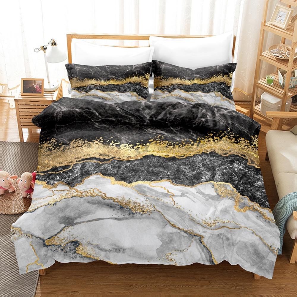 Art Design Bedding Sets Comforter Quilt Bed Cover Duvet Cover Pillow Case 2-3 Pieces Sets Kids Adult Size Home Decoration