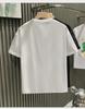 Europejska Moda Luksusowy Męski T-shirt z Krótkim Rękawem Niszowy z Gwiazdą i Diamentem