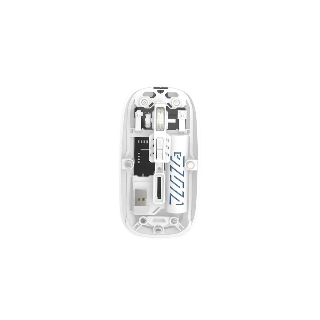 High Definition Transparent Magnetic Shell Silent Dual-mode Mouse 2.4G Wireless 500mAh Ultra Long Battery Life