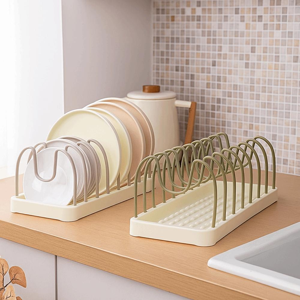 U-shaped Pot Lid Rack Adjustable Cutlery Storage Rack Multifunctional Pot Lid Holder  Kitchen