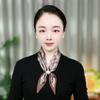 Womens Lightweight Satin Scarf With Magnetic Clasp Versatile Neck Accessory Fashion
