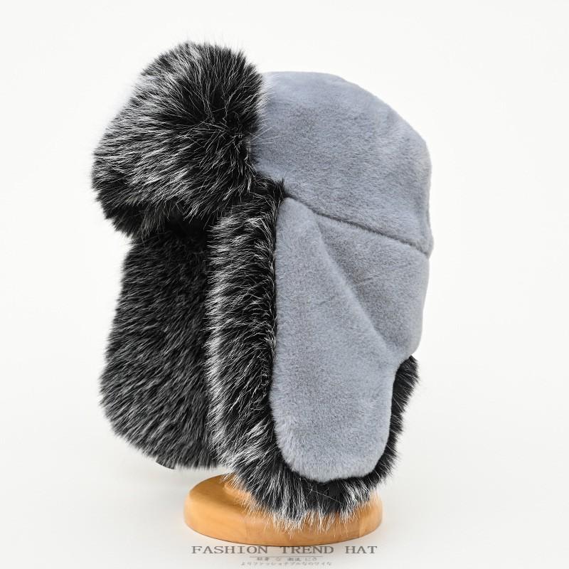Fuzzy Fleece Hat Women Men Winter Warm Thick Ear Protection Beanie Cap Unisex Round Top No Brim