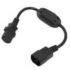 Power Extension Cable Switch IEC320 C14 Male To C13 Female 0.3 Meter Adapter Cable Power Supply Cord for Laptop Lamp