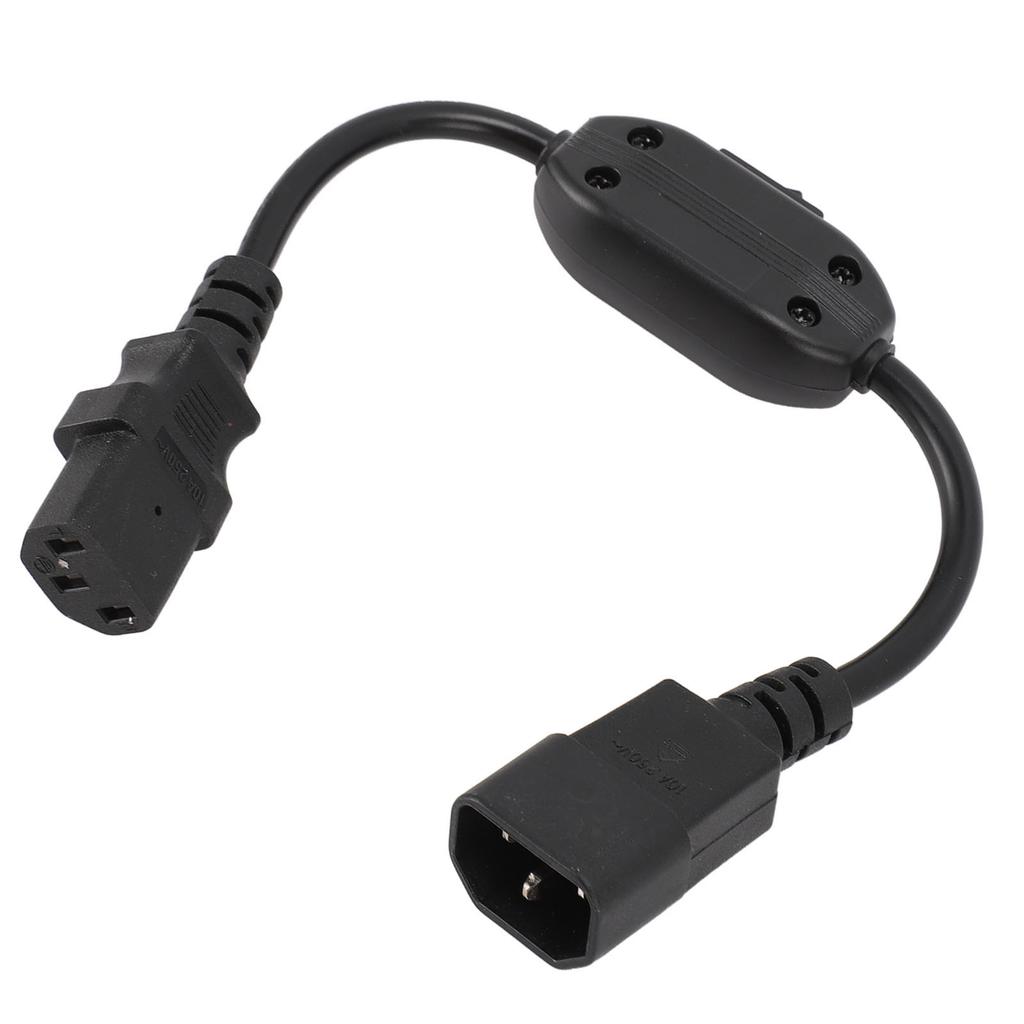 Power Extension Cable Switch IEC320 C14 Male To C13 Female 0.3 Meter Adapter Cable Power Supply Cord for Laptop Lamp