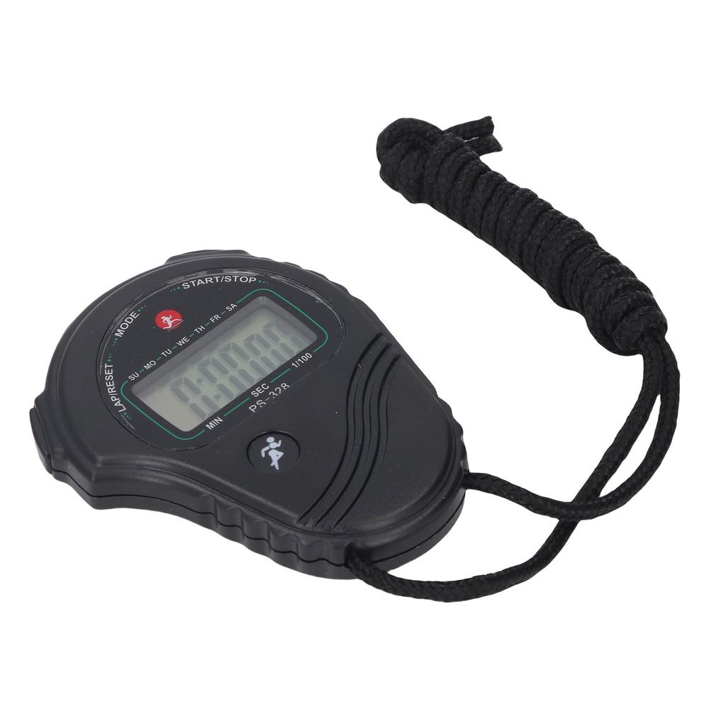 Digital Sports Stopwatch Water Proof Large Display Handheld Stopwatch Timer for Running Football Fitness