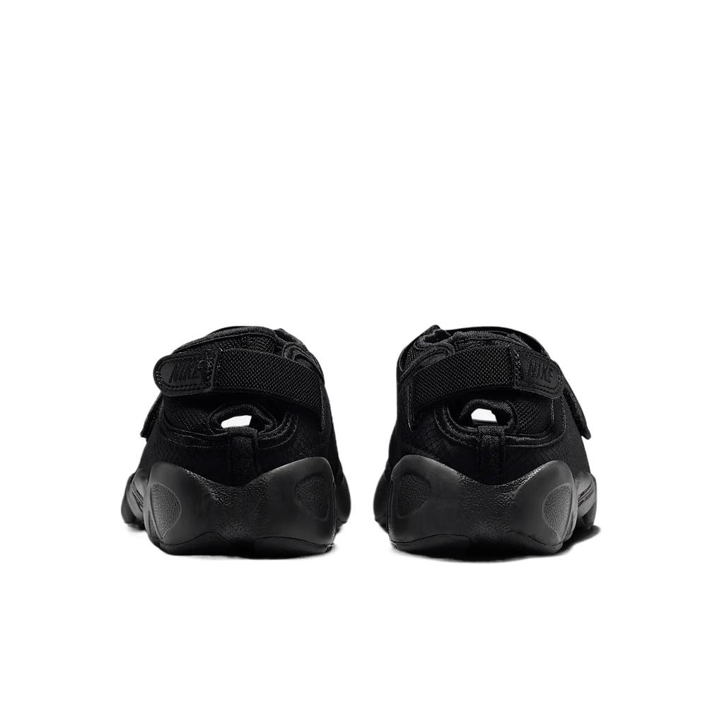 Nike Air Rift Breathe Triple Black Women Sneakers White DN1338-004