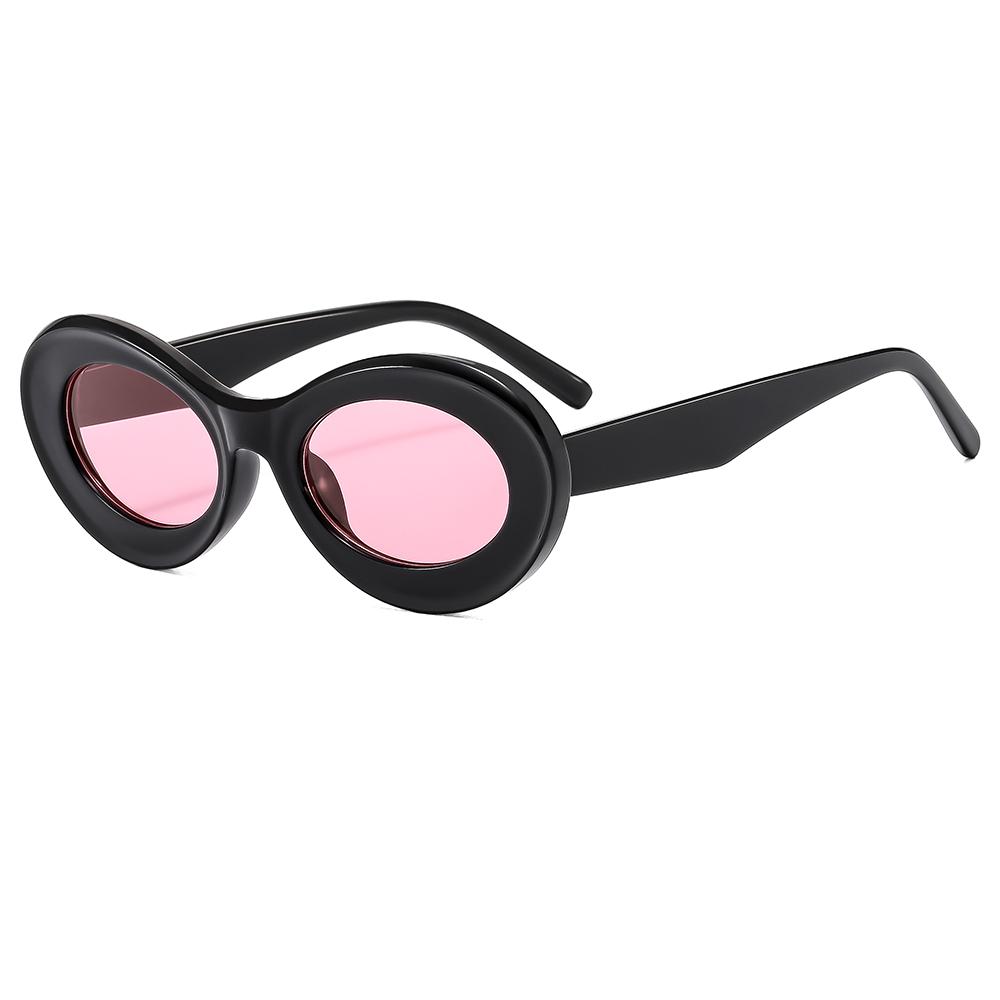 Oversized UV400 Protection Sunglasses Oval Sunglasses Trendy Cute Sun Glasses Retro Shades Eyeglasses