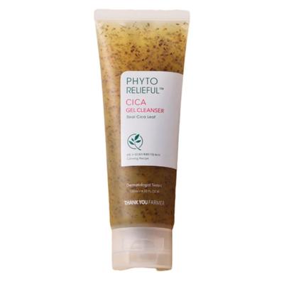 Phyto Relieful Cica Gel Cleanser 120ml - Mild Low-pH Soothing Face Wash