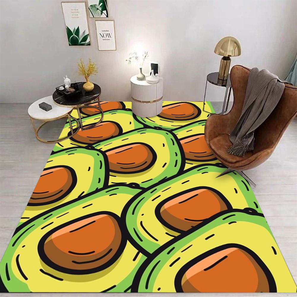 Colorful Fruits Artistic Carpet Living Room Sofa Carpet Home Decoration Bedroom Carpet Lounge Kitchen Coffee Table Floor Modern