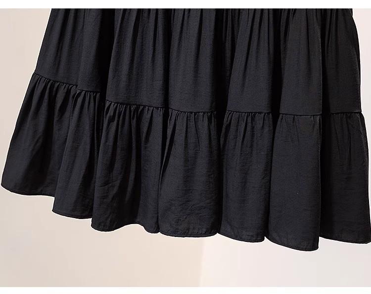 Women's Plus Size A-line Pleated High Waist Short Skirt - Summer 2025 Collection