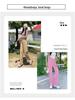 Women's Yellow High-Waisted Wide-Leg Jeans - 2022 Slimming Style for Petite Figures, Straight Floor-Length Pants