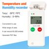 Wireless Temperature Humidity Recorders Small Design Humidity Temperature Meter Easy To Use for Transport Facilities