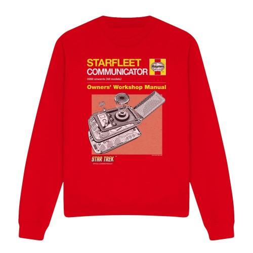 Star Trek Unisex Adult Comm Manual Sweatshirt