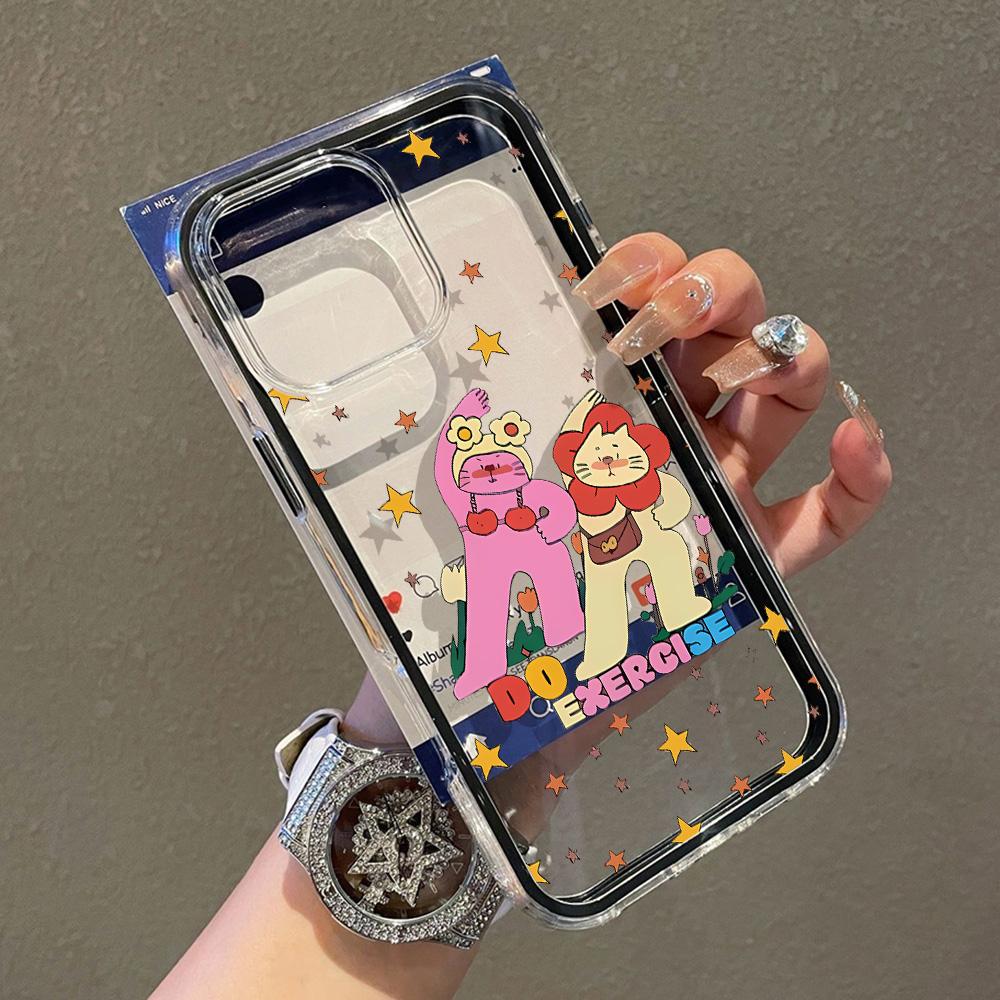 Painted Phone Case for iPhone 17 11 12 13 14 15 16 iPhone 17 12 13 14 15 16 Pro 17 12 13 14 15 16 Pro Max  High Quality Painted Animal Cute Phone Case