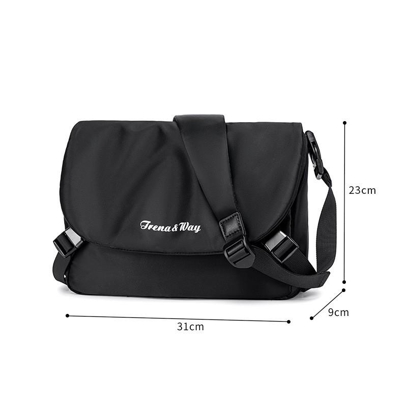 Men s Shoulder Bag Waist New Fashionable Backpack Single Commuting Cross-border 31x9x23 чёрный