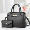 Pu Large Capacity Bucket Bag For Women With Lock Closure And Inner Pocket