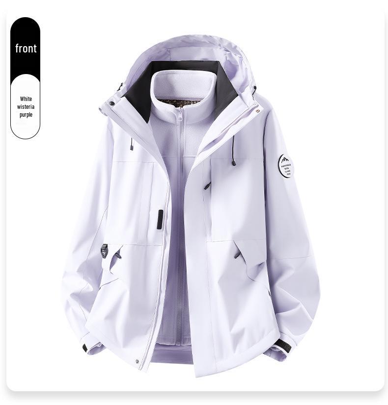 Luotuo 2026 Women's Custom Print 3-in-1 Mountaineering Jacket Set