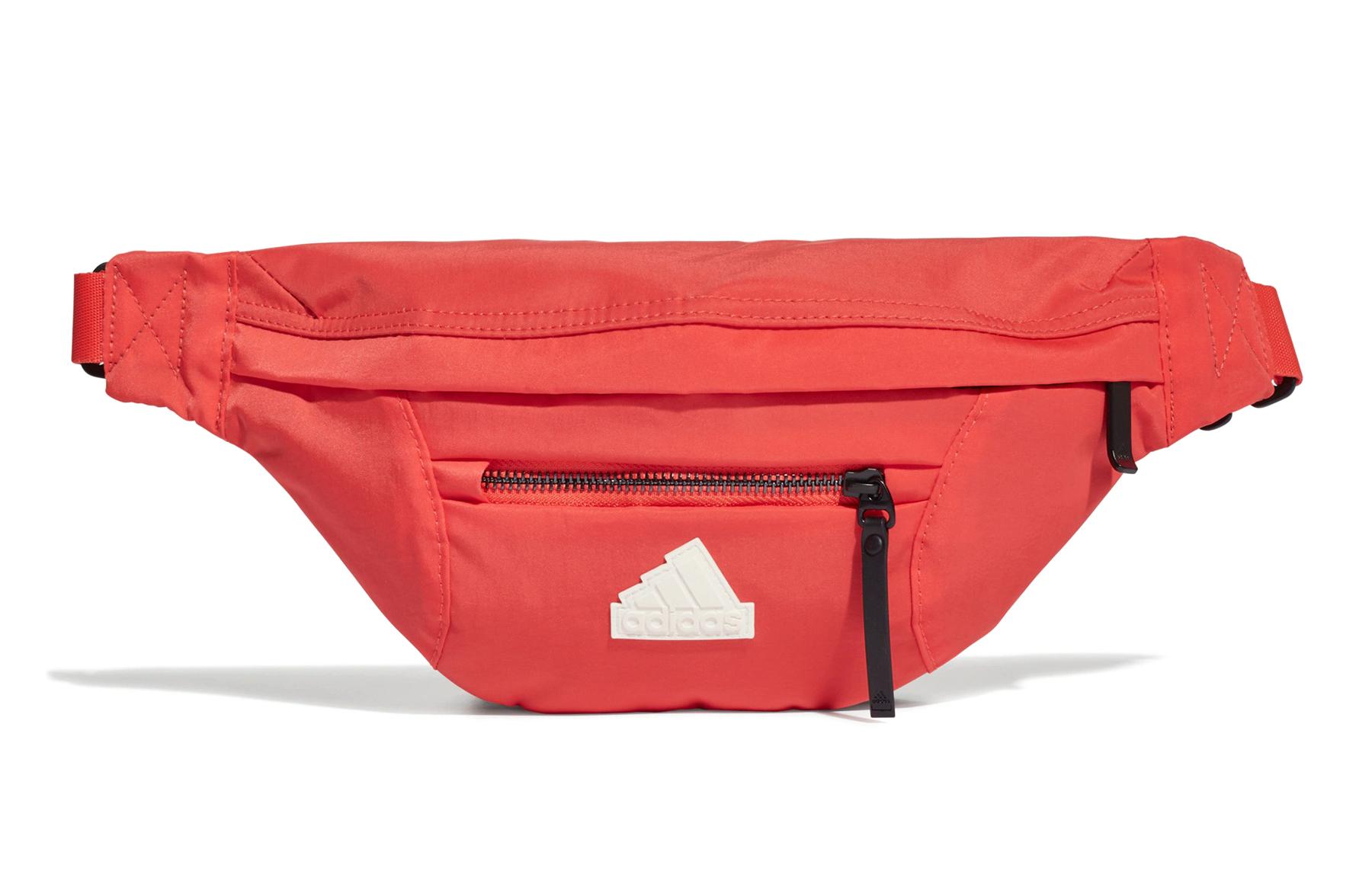 Adidas Polyamide Sports Fanny Pack Small Unisex Bright Red HP1569