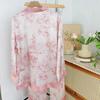 New Pajamas Women's Ice Silk High-end Long-sleeved Trousers Set, Simple Loungewear Can Be Worn Outside