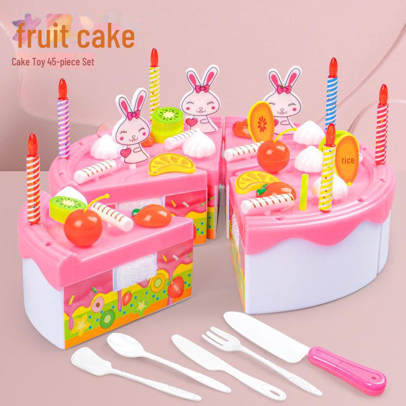 Kids' Fruit & Veggie Play Set: Qie Qie Le Kitchen Toys for Girls