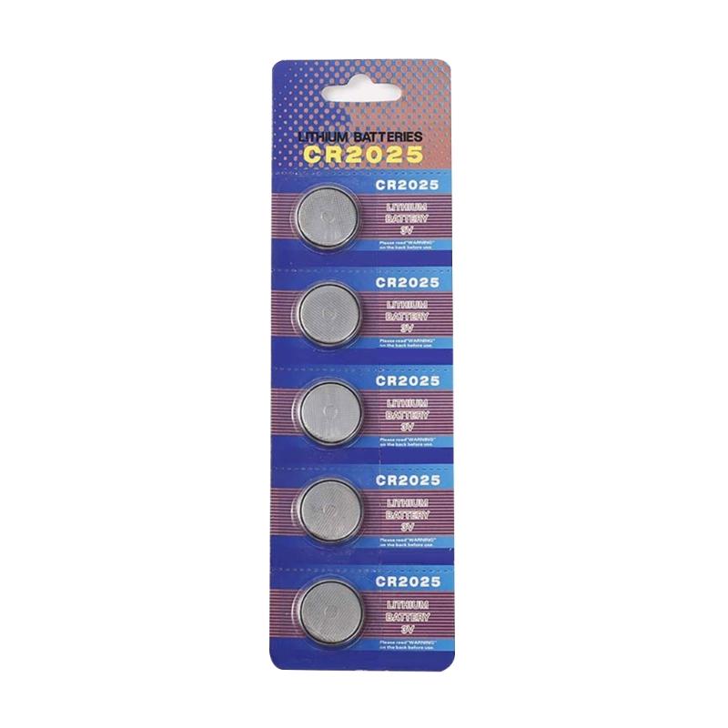 Pack of 5pcs/10pcs CR2025 Button Cell Batteries CR2025 3V Lithium Battery for Watches Calculators Stable Output