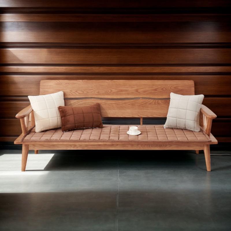 Light Luxury Style Plush Sofa Cushion Soft Comfortable Four Seasons Universal Sofa Seat Pads Thicken Warm Solid Wood Sofa Mat