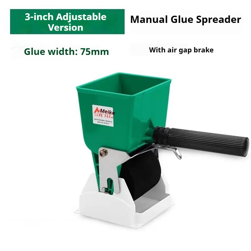 Handheld Roller Type Glue Applicator Adjustable Gluing Machine Portable Wood Wallpaper Roller Brushing Carton Brush Glue Tools
