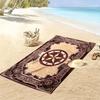 Western Texas Star Print Beach Towel, Large Soft Quick Dry Towel for Beach Camping Swimming