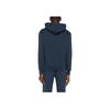 Maison Kitsune SS24 Solid Color Hooded Drawstring Embroidered Sweatshirt Men sweatshirts Dark-Blue LM00706KM0001-P476