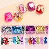 Laser Shiny Nail Glitter Flakes 12-Grid Nail Decoration Accessories  French Manicure