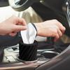 Car Tissue Holder, Refillable Round Cylinder with 3 Tissue Packs, Universal Fit for Vehicle Cup Holder, Home & Office, Car Accessories Interior
