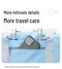New Foldable Travel Bag with Pull Rod & Wheels - Durable, High-Grade, Trendy, and Expandable Storage