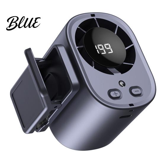 Hands-free Clip-on Fan Quiet with Digital Display 199 Speeds Adjustable Neck Belt Cooling Travel Portable Hands-Free Rechargeable Car Air Vent
