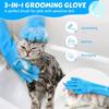 Pet Grooming Gloves Dog Cat Bathing Cleaning Glove Shampoo Scrubber Clean Soft Silicone Hair Removal Glove Hand Skin Protection