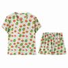 Damen Sommer Pyjama Set im koreanischen Stil mit Print - Frische, leichte Homewear für Studentinnen