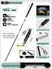 Professional Carbon Fiber Folding Trekking and Trail Running Poles