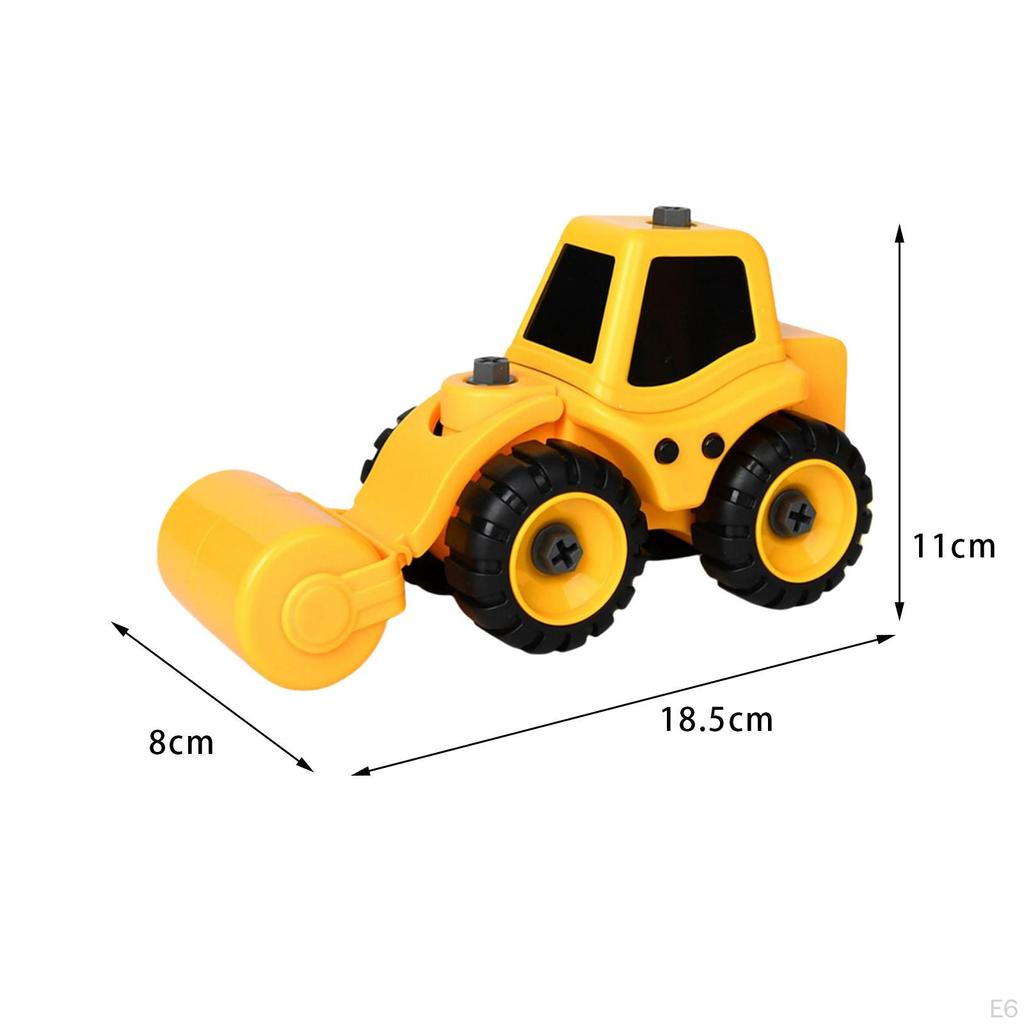 Construction Vehicles Educational Toys with Screwdriver for Age 3+ Kids