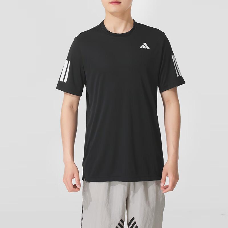 Adidas Men s CLUB 3STR Short-Sleeve T-Shirt JG0978 S