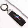 Luxury Suede Leather Car Emblem Key Chain Key Ring Clasp Decorative For BMW M Sport Performance E46 E39 E36 E60 E90 E87 E53 F15 rvsh75