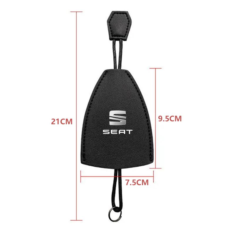 1Pcs Car Key Protection Shell Bag Car Key Case Cover Car Keychain for SEAT Leon FR 5 6 MII Altea 5F Ibiza Toledo Cordoba Alhambra MK3