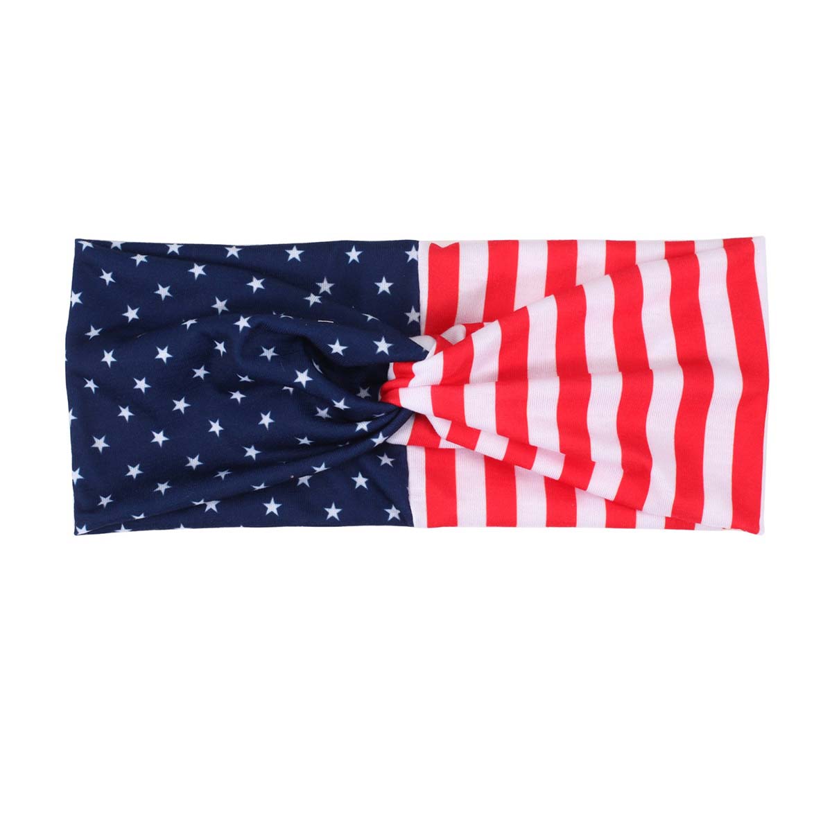 

Модная повязка на голову с американским флагом на День независимости Америки, красная, белая, синяя, для вечеринки, фитнеса, йоги, спорта