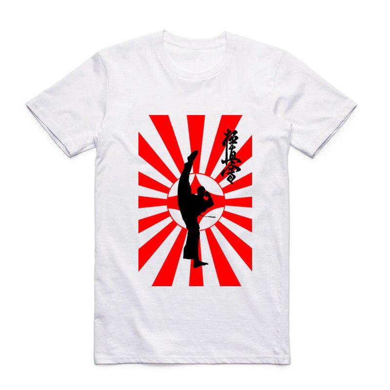 New ! Karate Kyokushin Symbol Japan Martial Art T-shirt S-5XL Men