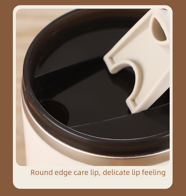 Insulated Stainless Steel Office Coffee Mug with Lid