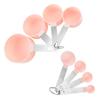 Stainless Steel & Plastic 8-Piece Measuring Cup & Spoon Set with Scale for Baking