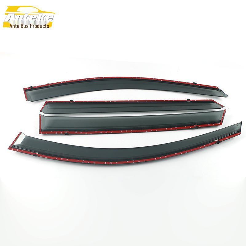 2020 Song PLUS Rain Guards: 3D Stainless Steel Deflectors Trim Accessory