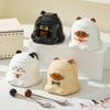 Kreslený hrnek vysoce hodnotný keramický hrnek hrnek s siamskou kočkou roztomilý hrnek na vodu kreativní dárek k narozeninám pro kluky a holky
